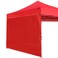 ABCCANOPY Instant Canopy SunWall 10x10 FT No Frame or Top, Red