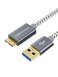 CableCreation USB3.0 External Hard Drive Cable 3.3FT, USB 3.0 Micro B Cable
