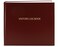 BookFactory Visitor Log Book Register, Burdy Hardbound, 120 Pages