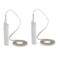 CFGROW LED Under Cabinet Lighting Motion Sensor, 10Ft Four Modes Bed Stairs Wardrobe Lamp Tape, Waterproof 5V USB LED Closet Night Strip Light,Cold White, 3M x 2Packs