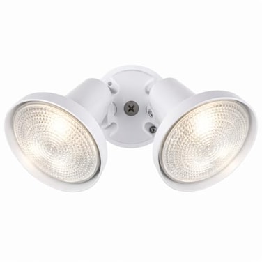 Nuvo Lighting SF77/488 2-Light PAR38 Twin Flood Light, White