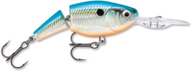 Rapala Jointed Shad Rap Crankbait, 2-3/4", Blue Shad
