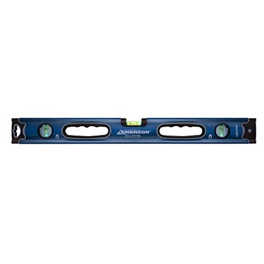 Swanson Tool Swanson 24" Lighted Magnetic Aluminum Box Beam Level with Batteries, BLL24M