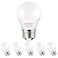 comzler E26 LED Small Light Bulbs 60W Equivalent 2700K Warm White A15 Bulbs