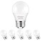 comzler E26 LED Small Light Bulbs 60W Equivalent 2700K Warm White A15 Bulbs