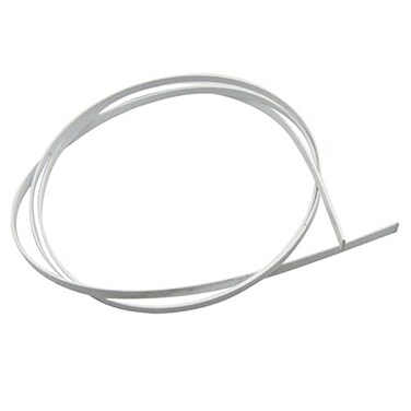 Musiclily Basic Plastic Guitar Binding 1650 * 6 * 1.5mm White