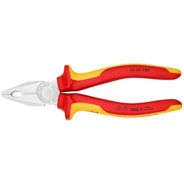 KNIPEX Tools Knipex 03 08 160 SBA Combination Pliers 1000V Insulated