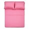 Best Season 4 Piece Bed Sheet Set ,Queen,Peach Pink1 Flat Sheet,1 Fitted Sheet and 2 Pillow Cases,Brushed Microfiber Luxury Bedding with Deep Pockets