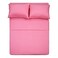 Best Season 4 Piece Bed Sheet Set ,Queen,Peach Pink1 Flat Sheet,1 Fitted Sheet and 2 Pillow Cases,Brushed Microfiber Luxury Bedding with Deep Pockets