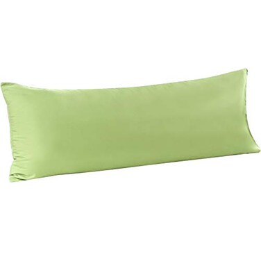 FLXXIE Microfiber Body Pillow Cover, Envelope Closure, Sage Green