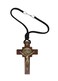 Intercession Car Rearview Mirror Rosary ,St Benedict Crucifix