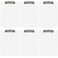 Trade Quest White Plastic Clipboards Letter Size Low Profile ,6-Pack