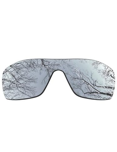 ToughAsNails Replacement Lenses for Oakley Batwolf OO9101 Sunglasses - HyperVision Plus Silver Chrome - Polarized