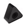 TINKSKY Mic Flag Station with 1.54 inch Hole for Microphone, Unidirectional, Triangular Logo, ABS Plastic, SpeechVideo Conference