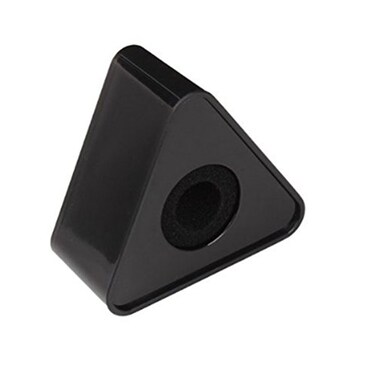TINKSKY Mic Flag Station with 1.54 inch Hole for Microphone, Unidirectional, Triangular Logo, ABS Plastic, SpeechVideo Conference