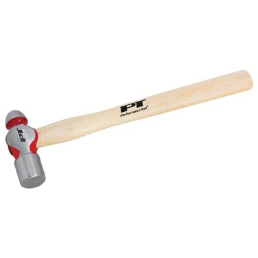 Performance Tool W1134-16 16 oz. Ball Pein Hammer, Hardwood Handle