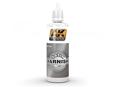 AK Interactive Satin Acrylic Varnish ,60mL Bottle