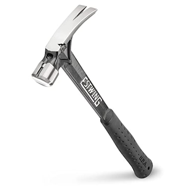 ESTWING Ultra Series Hammer, 15oz Smooth Face, Black Grip, EB-15S