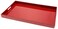 M.V. Trading Kotobuki Rectangular Lacquer Serving Tray, 18-3/4-Inch, Red