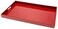 M.V. Trading Kotobuki Rectangular Lacquer Serving Tray, 18-3/4-Inch, Red