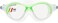 CRESSI Mini Cobra, Swim Goggles, Clear/Lime