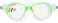 CRESSI Mini Cobra, Swim Goggles, Clear/Lime