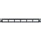 Panduit CP24BLY 24-Port Flat Patch Panel, Black