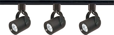 Nuvo Lighting TK349 Three Light Track Kit, Black