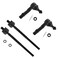 TRQ Inner and Outer Left and Right Tie Rod Set 4 Piece
