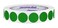 ChromaLabel Green Dot Stickers, 3/4 Inch, 1000/Roll