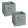 ClosetMaid 18657 Cubeicals Fabric Drawer, Gray, 2-Pack