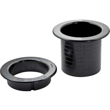 Fastcap Dual Sided Grommet,Blk,2.5In DUALLY 2.5 Single BL - 1 Each