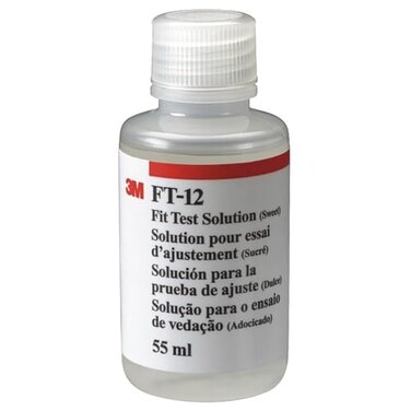 3m Fit Testing Solution,Saccharin,55mL FT-12-1 Each