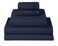 Mellanni Iconic 5-Piece, Ultra Soft Sheet Set ,Split King, Navy Blue