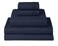 Mellanni Iconic 5-Piece, Ultra Soft Sheet Set ,Split King, Navy Blue
