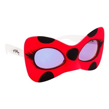 Sun-Staches Miraculous Ladybug Sunglasses, Costume Accessory