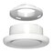 Deflecto Plastic Round Diffuser, 6", White ,TFG6