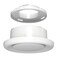 Deflecto Plastic Round Diffuser, 6", White ,TFG6