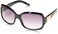 Foster Grant Women's Pf 39 Rectangular Sunglasses, Black/Smoke Gradient, 56.8 mm