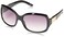 Foster Grant Women's Pf 39 Rectangular Sunglasses, Black/Smoke Gradient, 56.8 mm