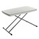 Iceberg IndestrucTable Classic Personal Folding Table, Platinum, 30' x 20