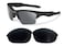 GALAXYLENSE Galaxy Replacement Lenses Compatible For Oakley Half Jacket 2.0 Sunglasses Multi Selection ,Black