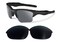GALAXYLENSE Galaxy Replacement Lenses Compatible For Oakley Half Jacket 2.0 Sunglasses Multi Selection ,Black