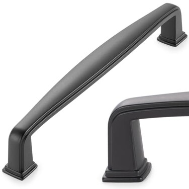 KOOFIZO 10 Pack 5 in Matte Black Cabinet Pulls, Black Drawer Handles 1817