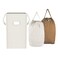MCleanPin 210L Laundry Hamper Collapsible with 2 Washable Laundry Bags, Dirty Clothes Hamper,Laundry Basket with Handles Foldable Hamper Dorm Laundry Basket for College ,Cream White