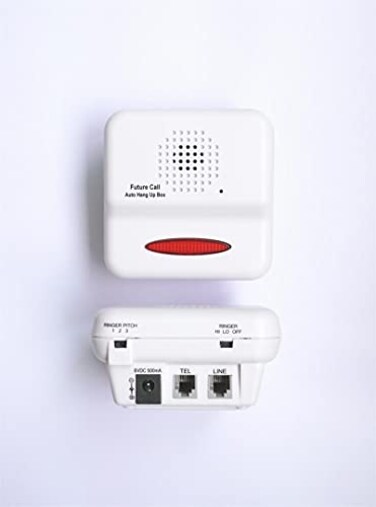 HQteleCOM Auto Hang-Up Phone Box with Loud Ring, Visual AlertFailsafe Call Timer