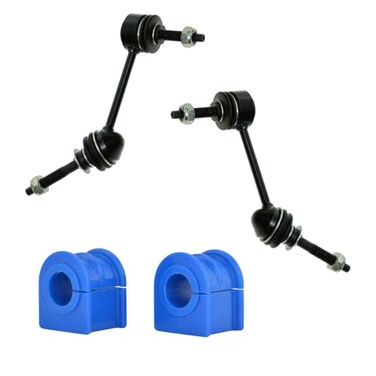 TRQ Front Suspension Kit Sway Bar Bushing Set Sway Bar Stabilizer Link