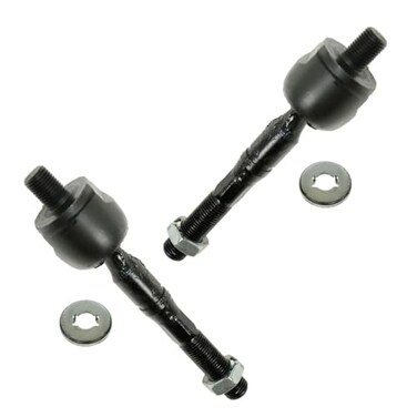 TRQ Front Inner Tie Rod Set 2 Piece
