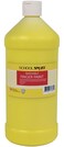 School Smart Washable Finger Paint, Yellow, 1 Quart Bottle