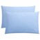 FLXXIE 2-Pack Microfiber Queen Pillow Cases, Envelope Closure, Sky Blue
